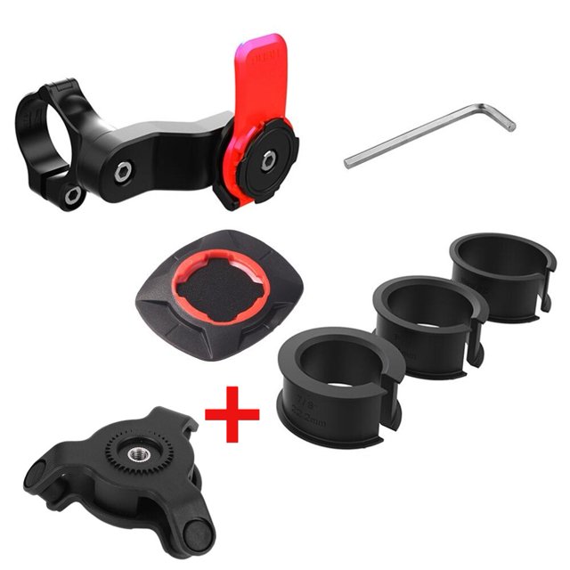 Soporte de teléfono para motocicleta y bicicleta, accesorio de bloqueo cuádruple, resistente a los golpes, para manillar