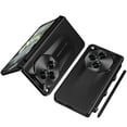 thumbnail image 2 of Compatible with OnePlus Open with Stylus & Stylus Holder, Hinge Protective Oil-Proof Full Body Protection Tempered Glass Screen Protector Anti-scratch Folding Case for OnePlus Open, Black, 2 of 8