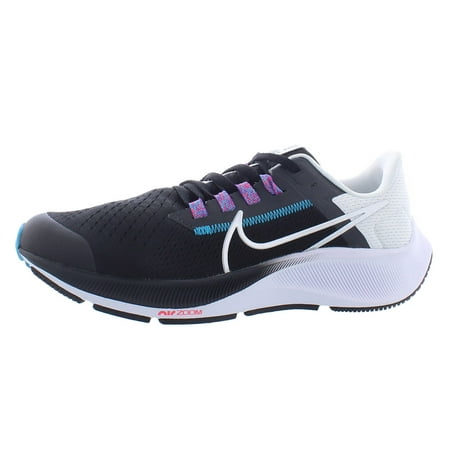 Nike Air Zoom Pegasus 38 Boys Shoes Size 5.5, Color: Black/White/Purple