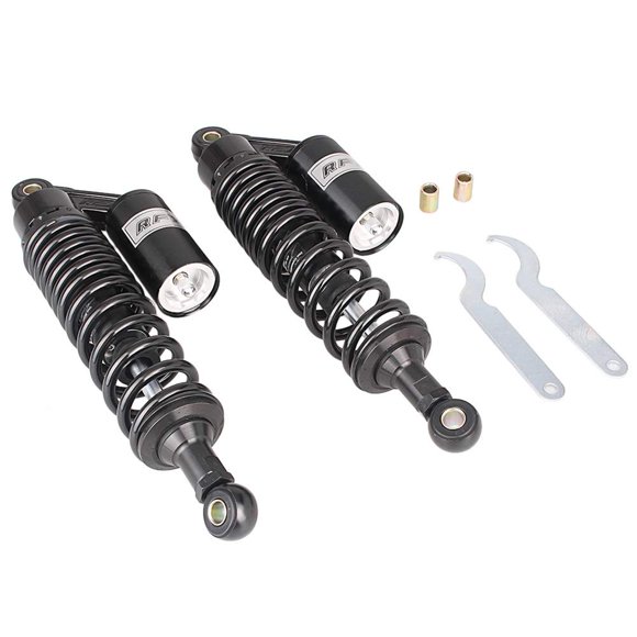 GZYF 320mm 12.5 Pouces Paire d'Amortisseurs d'Air Arrière Universels Suspension pour Suzuki pour Yamaha pour Kawasaki ATV Go Kart Quad Motos Sport, Violet