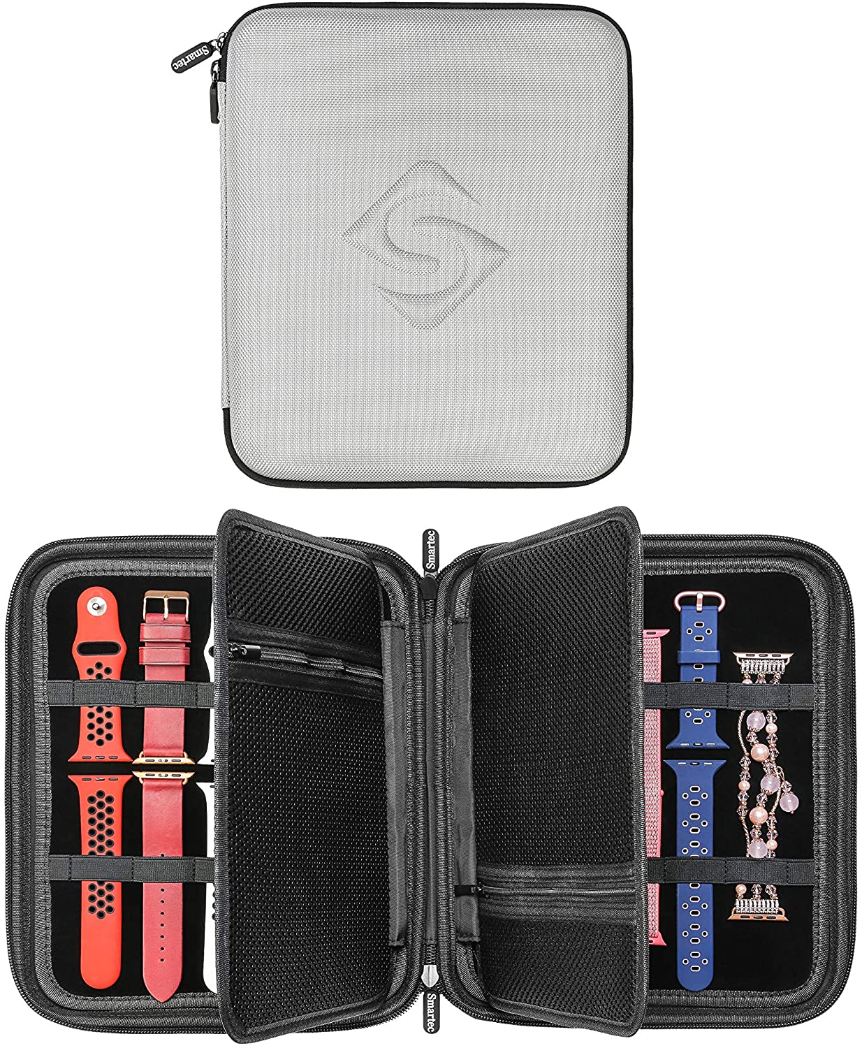 SMARTEC Smart Watch Bands & Accessories Travel/Storage Case, Stores 10