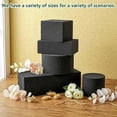thumbnail image 5 of YANTONG Black Floral Foam Blocks for Artificial & Dried Flowers, Reusable Floral Foam Blocks, Water Resistant Flower Foam Blocks, Dry Floral Foams for Artificial Flowers (2, 5.51x3.15x1.77), 5 of 5