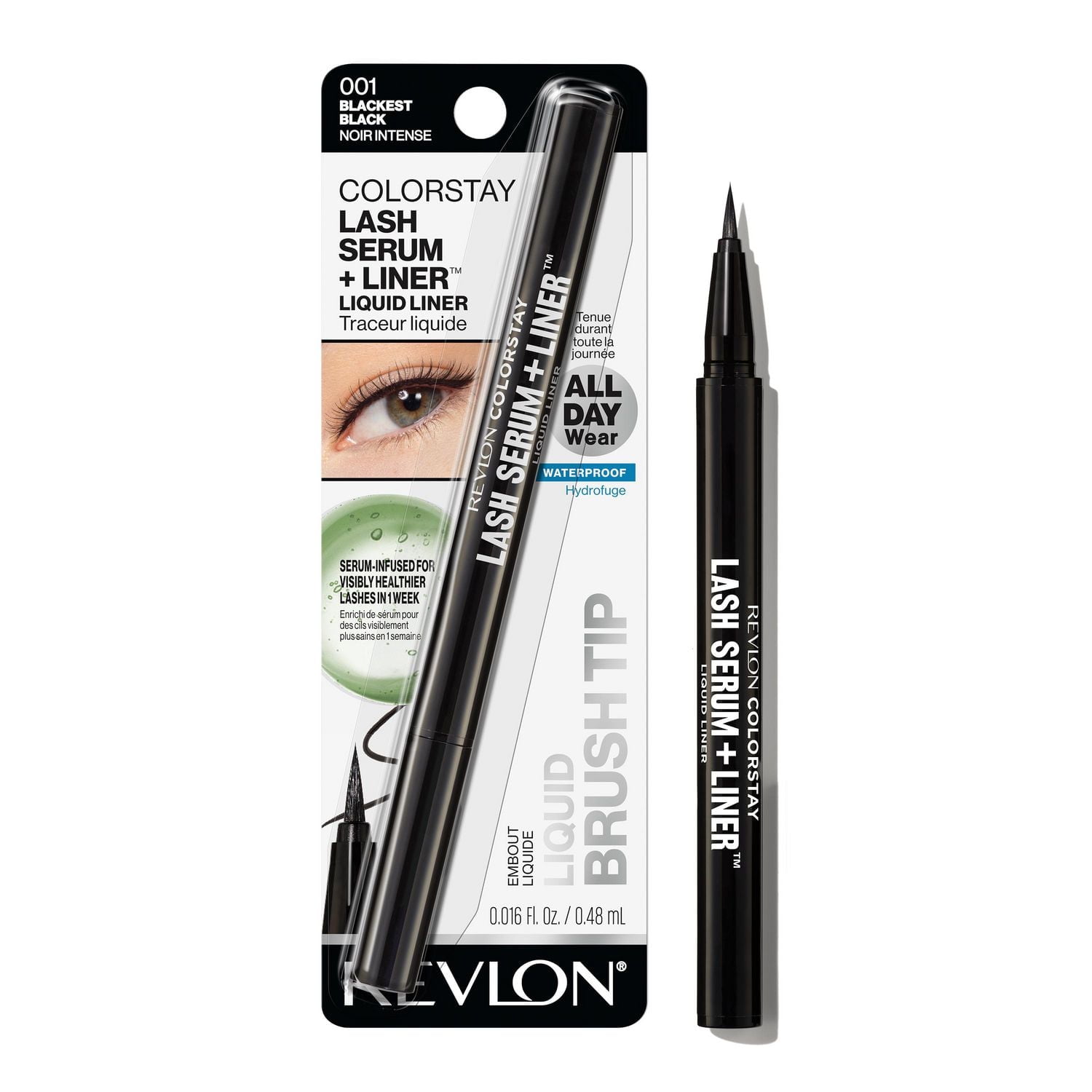 Traceur liquide ColorStay Lash Serum + Liner™, Hydrofuge, Végétalien 0.48 mL
