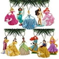thumbnail image 2 of Characteristix Shatterproof Disney's Princess Deluxe Glitter Ornament Set, Gold, 11 Count, 2 of 2