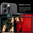 thumbnail image 5 of Fostbeen Camera Lens Protector Compatible with iPhone 14 Pro/ 14 Pro Max, 9H Tempered Glass Screen Protector, Metal Protective Lens Cover for iPhone 14 Pro/ iPhone 14 Pro Max - Black, 5 of 7