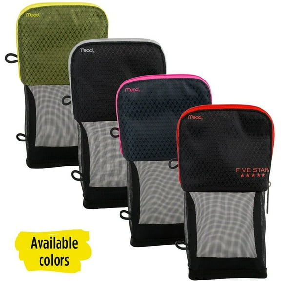 Five Star Stand 'N Store® Pencil Pouch, Assorted Colors (50516)