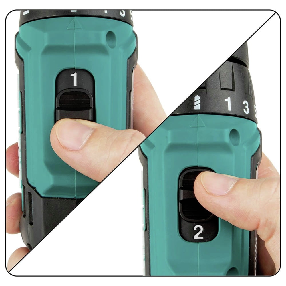 Makita FD09R1-R 12V MAX CXT Lithium-Ion 3/8 in. Cordless Drill Driver Kit with 2 Batteries (2 Ah) (Refurbished)