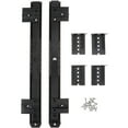 thumbnail image 1 of 1 Pair Keyboard Slide Steel Replacement Guide Rail Side Mount Drawer Slide, 1 of 9