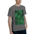 thumbnail image 2 of Bingfone Green Leave Fern Men'S Loose Fit Short-Sleeve Pocket T-Shirt, 2 of 7