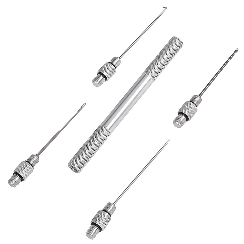 Carp Fishing Rig Bait Needle Tool Set with Scissors and Drill