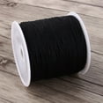 thumbnail image 1 of Hilo de Macramé de Cola de Rata de Nailon Chino, 100m x 0,8 mm, Negro, Para Suministros de Fabricación de Joyas, 1 of 7