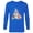Navy, variant on Disney Princess Sparkle Squad Christmas Holiday Castle - Long Sleeve T-Shirt for Men - Customized-Navy