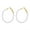 Diameter 40mm, variant on Hoop Earrings for Women Imitation Pearl 20MM-60MM Small Big Gold Plated Statement Stainless Steel Elegant Simple Dainty Huggie Post Large Round Jewelry 30mm