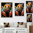 thumbnail image 4 of Designart "Crayfish Animal I" Animals Wall Art Print, 4 of 5