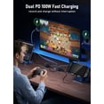 thumbnail image 5 of Lemorele USB C Video Capture Card, 1080P 60Hz Capture Card with HDMI Loop-Out,Dual 100W PD Charging,USB-A Hub,Low Latency for Game Streaming,Recording,Switch, Steam Deck,OBS,Potplayer, 5 of 9