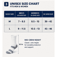 thumbnail image 3 of Dress Socks for Men & Women 6 Pairs, Thin Crew Socks, Business Casual, Soft Comfortable Everyday, Size 7-8.5, 3 of 5