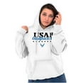 thumbnail image 5 of US Air Force USAF Girlfriend Pride Hoodie Sweatshirt Women Brisco Brands S, 5 of 6