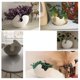 thumbnail image 2 of Florero de cerámica blanca Adornos Moderno Simple Europeo Suave Decoración para el hogar Muebles para la sala Florero Decoración para el hogar. Afortunado Sencillez, 2 of 5
