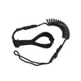 thumbnail image 1 of Palas de kayak Sujetador de cuerda de seguridad Elástico TPU Tablero antipérdida Correa flexible Accesorios de navegación al aire libre para barco Barco Canoa Negro Speravity OD002636-01B, 1 of 7