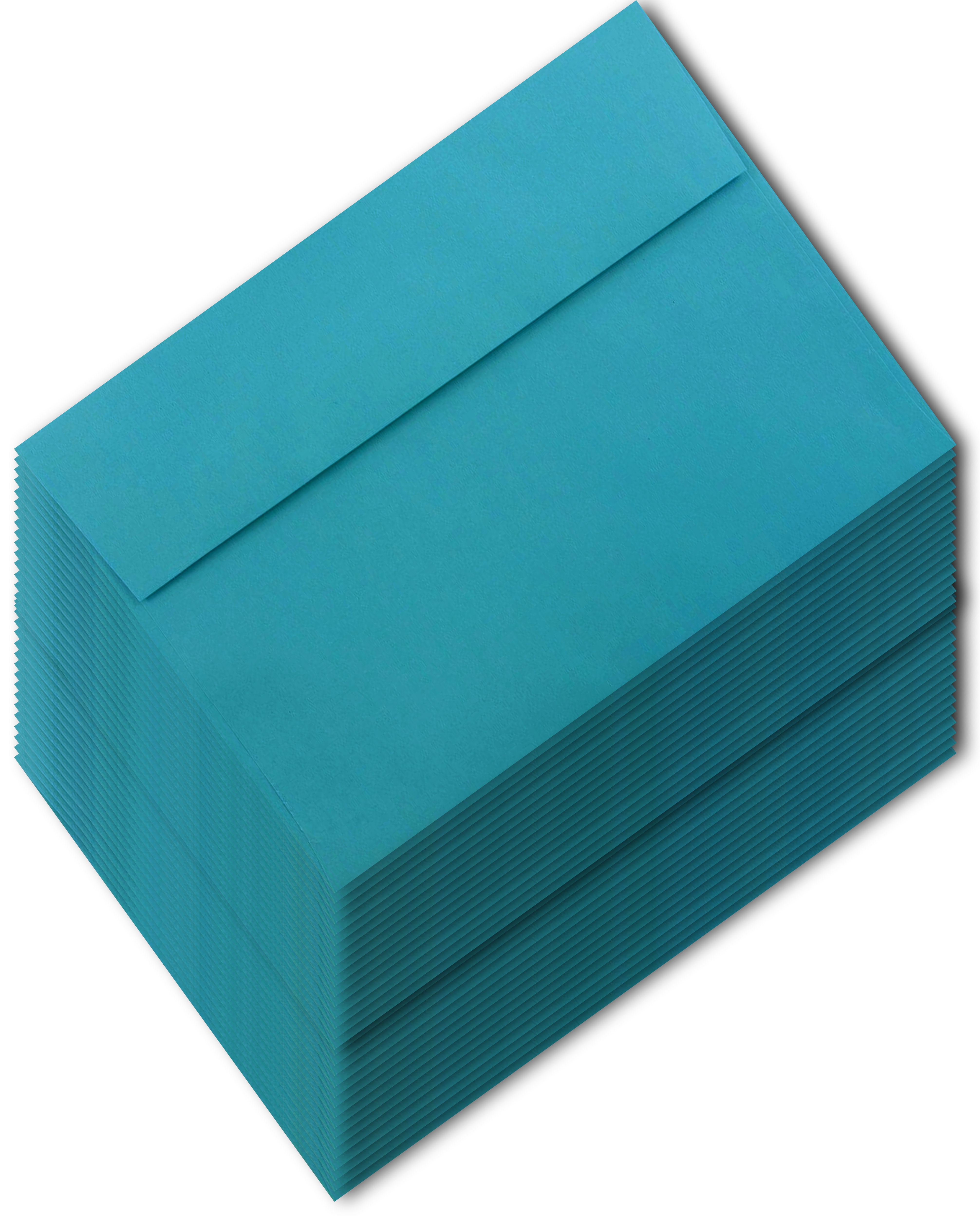 Teal / Aqua 25 Pack A7 Envelopes (5.25 x 7.25) for 5 x 7 Cards, Invitations, Announcements by The Envelope Gallery - image 2 of 2