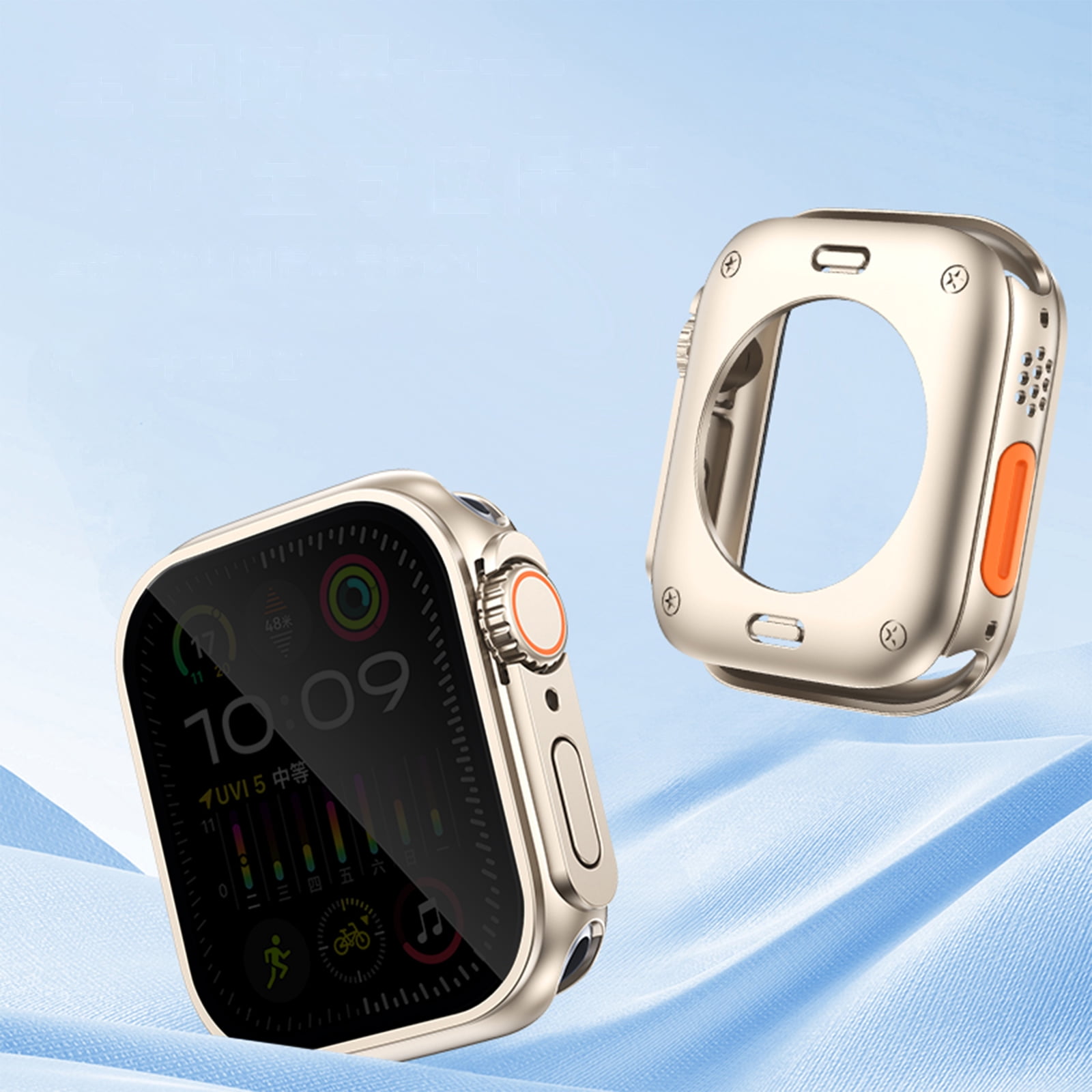 Dteck In for Apple Watch Series 9/8/7 41mm Full Body Case with