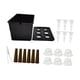 thumbnail image 2 of Kit de sistema de cultivo hidropónico, kit de cultivo hidropónico práctico y resistente, fácil de instalar. Negro, 2 of 8