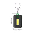 thumbnail image 2 of Uxcell COB Keychain Flashlight, 5 Pack Portable Mini LED Key Tough with 3 Light Modes Black Green, 2 of 6