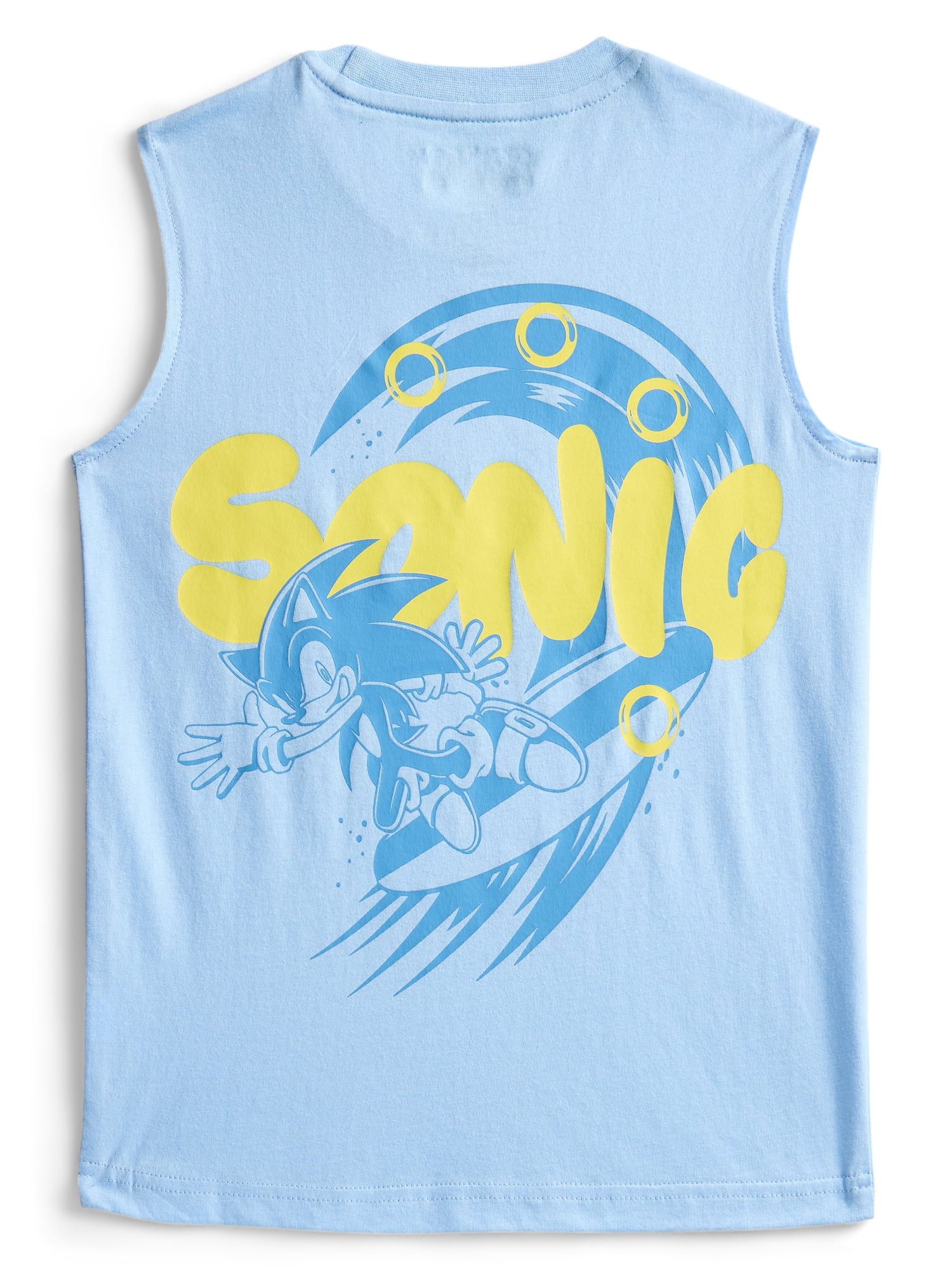 Sonic Boys Tank Top, Crew Neck, Sizes XS - 2XL