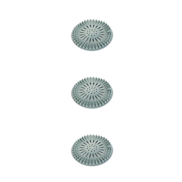 Cateissary Filtro de fregadero de baño, desagüe de suelo cuadrado de silicona, tapón de colador de baño, accesorios de cubierta Universal para Type1 NO1