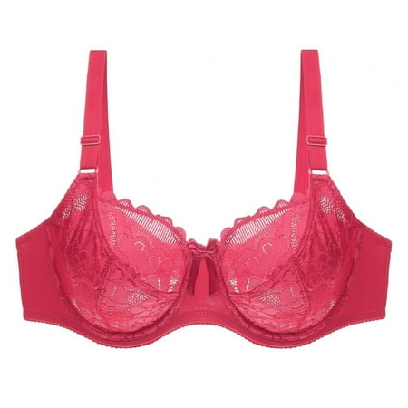 

Women s Plus Size Full Coverage Underwire Unlined Lace Bra