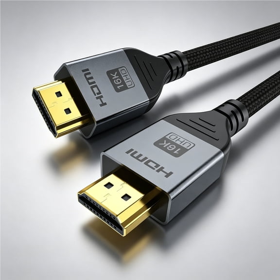 16K 8K HDMI Cable 96Gbps 3.3FT/6.6FT/10 FT Ultra High Speed HDMI 2.2 Cable 16K@60Hz 8K@120Hz 4K@480Hz HDCP 2.2&2.3, Dynamic HDR, eARC,DTS:X, Compatible with Roku TV/HDTV/PS5/Blu-ray/Projector