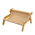 thumbnail image 1 of Sisal Chaise Longue pour Chat 2-en-1 Meuble pour Chat d'Intérieur avec Tapis à Gratter Intégré et Lit Confortable pour Animaux de Compagnie pour la Relaxation des Félins, 1 of 5