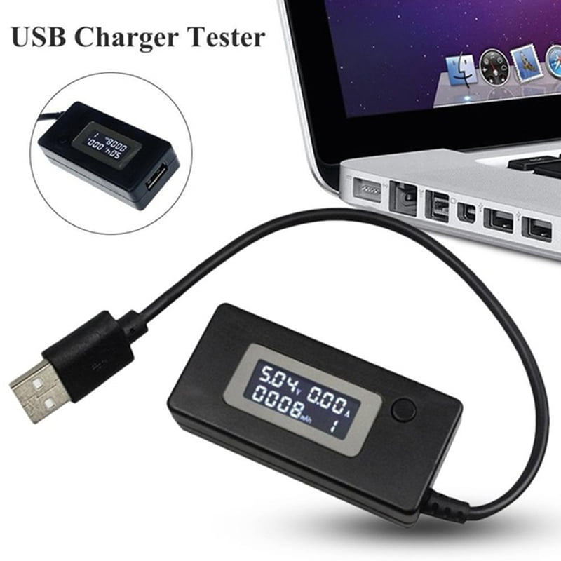 Mini-LCD-USB-Spannungsstromdetektor Reader Monitor Tester a Amp Meter 2020 