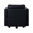 thumbnail image 3 of Naomi Home Sarah Contemporary DIY Sofa Collection-Color:Black,Fabric:Air Leather,Style:Accent Chair, 3 of 8