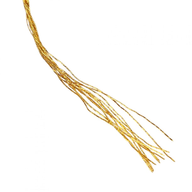 Madejas 24 Uds Hilo De Bordar Punto De Cruz Hilo Trenzado Dorado Brillante Madejas De Algodón Hechas A Mano