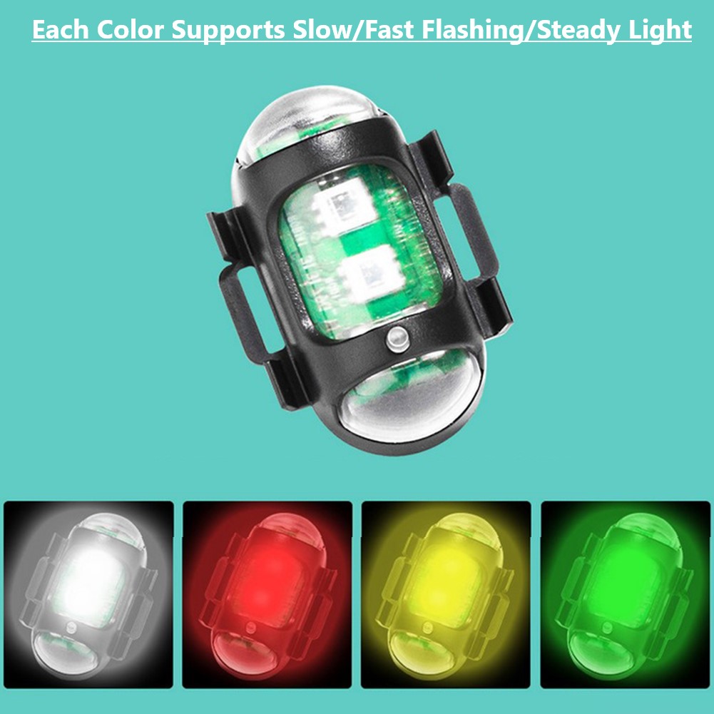 Goodhd Strobe LED RGB AntiCollision Signal Light Drone Cycling Motorcycle Tail Light