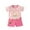 Hot Pink, variant on Odeerbi 6M-6Y Infant Boys Girls Summer Outfits Car Print Cotton Short Sleeve T-Shirt Shorts Two-piece Set Casual Elastic Waist Loungewear Infant Boys Girls Clothes