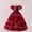 Red, variant on IVEYRTF Girls Christmas Party Dress Princess Gown with Sparkly Sequins Puffed Sleeve Tulle Skirt for Birthday Pageants Fashion Elegant Round Neck Short Sleeve Dress(Red,8-9 Years)