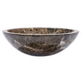 thumbnail image 6 of Eden Bath Emperador Bowl Circular Vessel Bathroom Sink, 6 of 11