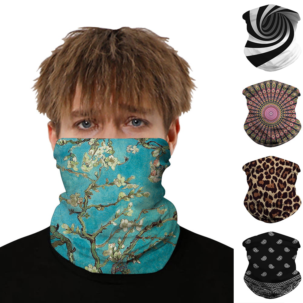 Details about   Face Mask Neck Gaiter Bandana Cover Scarf Balaclava Reusable Washable Windproof 