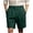 Green, variant on Chino Shorts Men Pleated Front Golf Shorts Work Casual Shorts Lightweight Button Dress Short Pants with Pockets Brown M