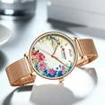 thumbnail image 6 of Curren Women Quartz Watches Elegant Charming Wristwatch For Ladies Stianless Steel Mesh Band Flower Clock Female - Quartz Wristwatches, 6 of 6