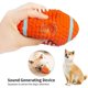thumbnail image 4 of Dog football, interactive dog toys that float and bounce for teeth and tooth cleaning, durable natural rubber foot, 4 of 5