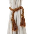 thumbnail image 1 of 2/4/8 Pack Curtain Tieback Buckle Rope Hand Knitting Curtain Rope Tiebacks Curtain Tieback Holdback Curtain Tie Back with Double Ball (Beige) (Color : I, Size : 2PCS), 1 of 7