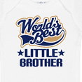 thumbnail image 4 of Inktastic Little Brother Worlds Best Boys Baby Bodysuit, 4 of 5