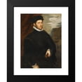 thumbnail image 2 of Jacopo Tintoretto 11x14 Black Modern Framed Museum Art Print Titled - Portrait of a Nobleman, 2 of 5
