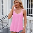 thumbnail image 3 of HAOYUNL Women's Tank Summer Sleeveless Tee Shirts Crew Neck Workout Tank Tops Casual Vest, 3 of 9