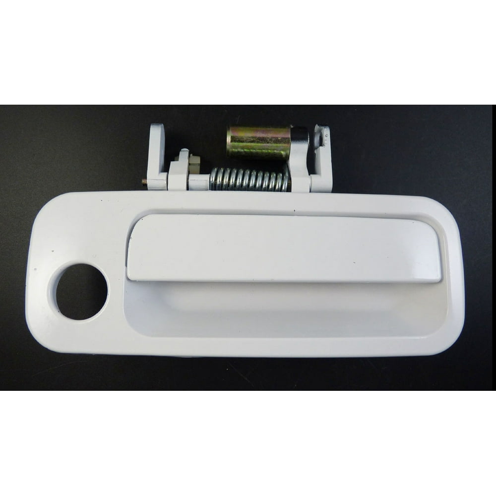Exterior Front Right Passenger Side White Door Handle For