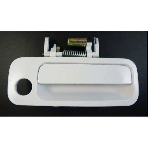 Exterior Front Right Passenger Side White Door Handle For 1997 1998