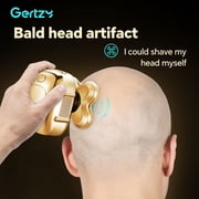 GERTZY Men's Electric Bald Shaver & Beard Trimmer - USB Rechargeable Hair Clipper with Magnetic Suction Blade for Effortless Grooming